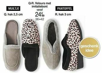 Velours met imitatiebont