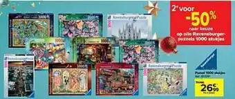 Carrefour Puzzel 1000 stukjes aanbieding