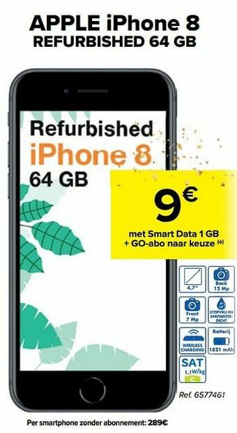 Carrefour Apple iphone 8 refurbished 64 gb aanbieding