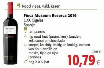 Colruyt Finca museum reserva 2016 d.o. cigales spanje aanbieding