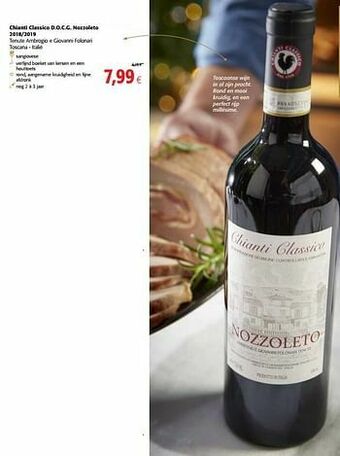 Colruyt Chianti classico d.o.c.g. nozzoleto 2018-2019 aanbieding