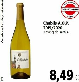 Chablis a.o.p. 2019-2020