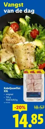 Lidl Kabeljauwfilet XXL aanbieding