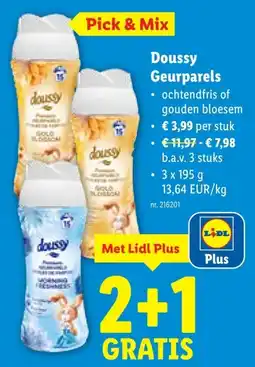 Lidl Doussy Geurparels aanbieding