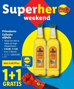 Lidl Primadonna Culinaire olijfolie aanbieding