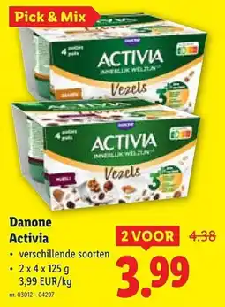 Lidl Danone Activia aanbieding