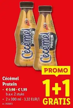 Lidl Cécémel Protein aanbieding