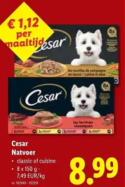 Lidl Cesar Natvoer aanbieding