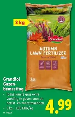 Lidl Grandiol Gazonbemesting aanbieding