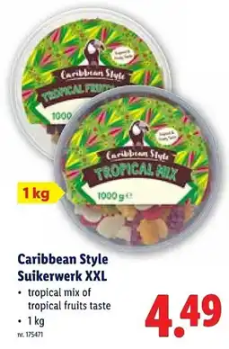 Lidl Caribbean Style Suikerwerk XXL aanbieding