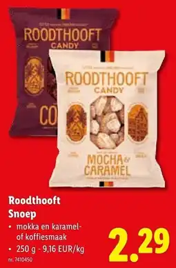 Lidl Roodthooft Snoep aanbieding