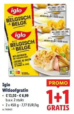 Lidl Iglo Witloofgratin aanbieding