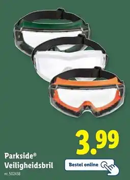 Lidl Parkside Veiligheidsbril aanbieding