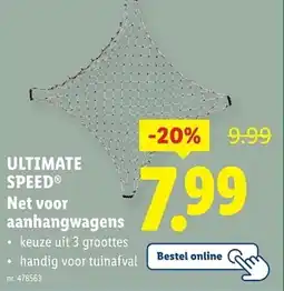 Lidl Ultimate Speed Net voor aanhangwagens aanbieding