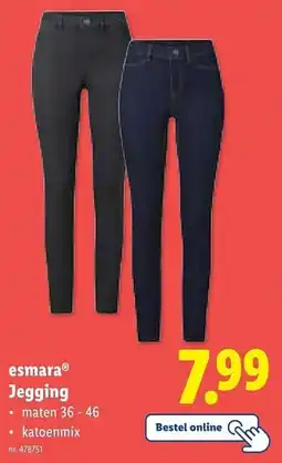 Lidl Esmara Jegging aanbieding