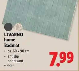 Lidl Livarno home badmat aanbieding