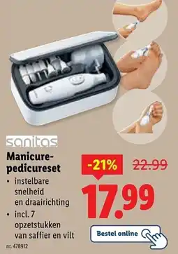Lidl Manicure pedicureset aanbieding
