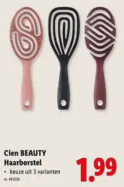 Lidl Cien beauty haarborstel aanbieding