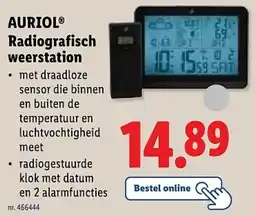 Lidl Auriol Radiografisch weerstation aanbieding