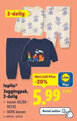 Lidl Lupilu Joggingpak aanbieding