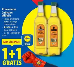 Lidl Primadonna Culinaire olijfolie aanbieding