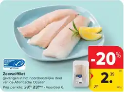 Carrefour Market Zeewolffilet aanbieding