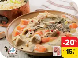 Carrefour Market Kalfsfricassee Carrefour aanbieding