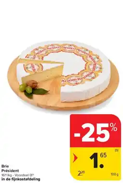 Carrefour Market Brie Président aanbieding