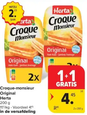 Carrefour Market Croque-monsieur Original aanbieding