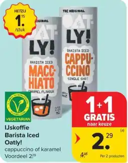 Carrefour Market IJskoffie Barista Iced Oatly aanbieding