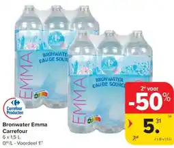 Carrefour Market Bronwater Emma Carrefour aanbieding