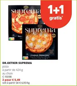 Spar Dr. oetker suprema pizza aanbieding