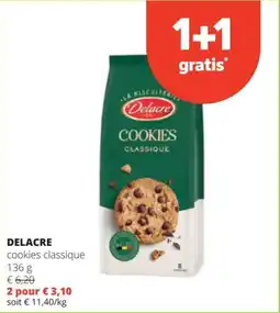 Spar Delacre cookies classique aanbieding