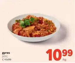 Spar Gyros porc aanbieding