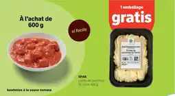 Spar Spar purée de pommes de terre aanbieding