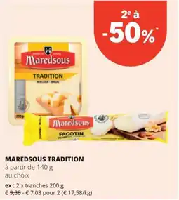Spar Maredsous tradition aanbieding