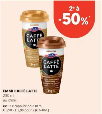 Spar Emmi caffè latte aanbieding