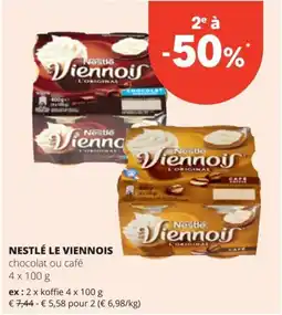 Spar Nestlé le viennois chocolat ou café aanbieding