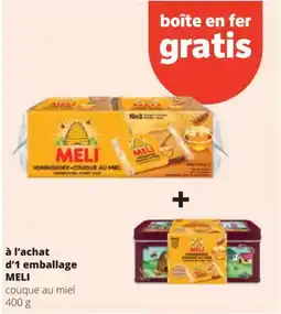 Spar À l'achat d'1 emballage meli aanbieding