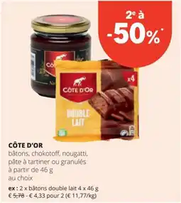 Spar Côte d'or aanbieding