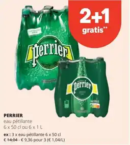 Spar Perrier eau pétillante aanbieding