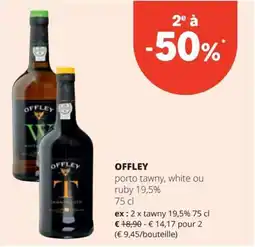 Spar Offley porto tawny, white ou ruby 19,5% aanbieding