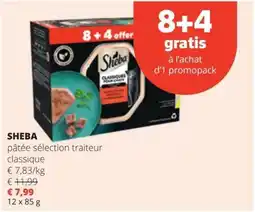 Spar Sheba pâtée sélection traiteur classique aanbieding