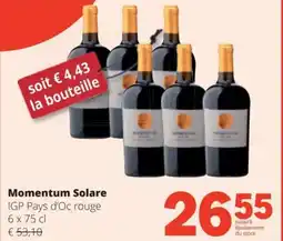 Spar Momentum Solare IGP Pays d'Oc rouge aanbieding