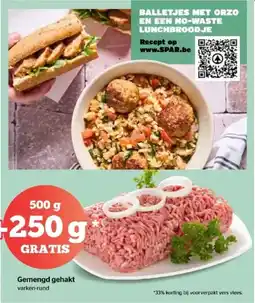 Spar Gemengd gehakt aanbieding