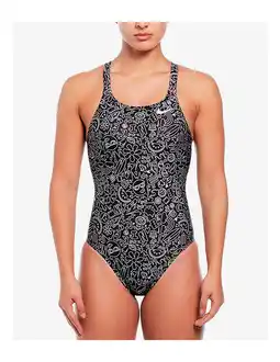 Decathlon Nike Hydrastrong Solid Fastback zwempak uit één stuk voor dames aanbieding