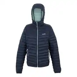 Decathlon Dames Hurden Gewatteerde Jas (Marine/Icy Morn) aanbieding
