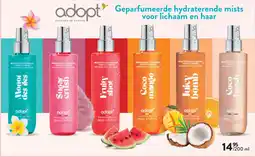 Di Geparfumeerde hydraterende mists voor lichaam en haar aanbieding