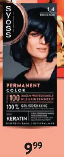 Di Syoss permanent color aanbieding