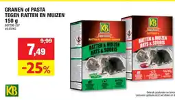 Hubo GRANEN of PASTA TEGEN RATTEN EN MUIZEN aanbieding